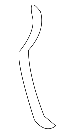 25791142 - Body: Impact Bar Brace for Pontiac: Solstice | Saturn: Sky Image