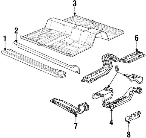 Rocker Panel for 1985 Mercury Cougar #0