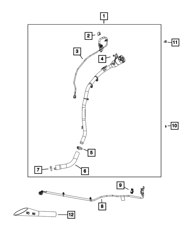 6514137AA - : Hose Clamp for Mopar Image