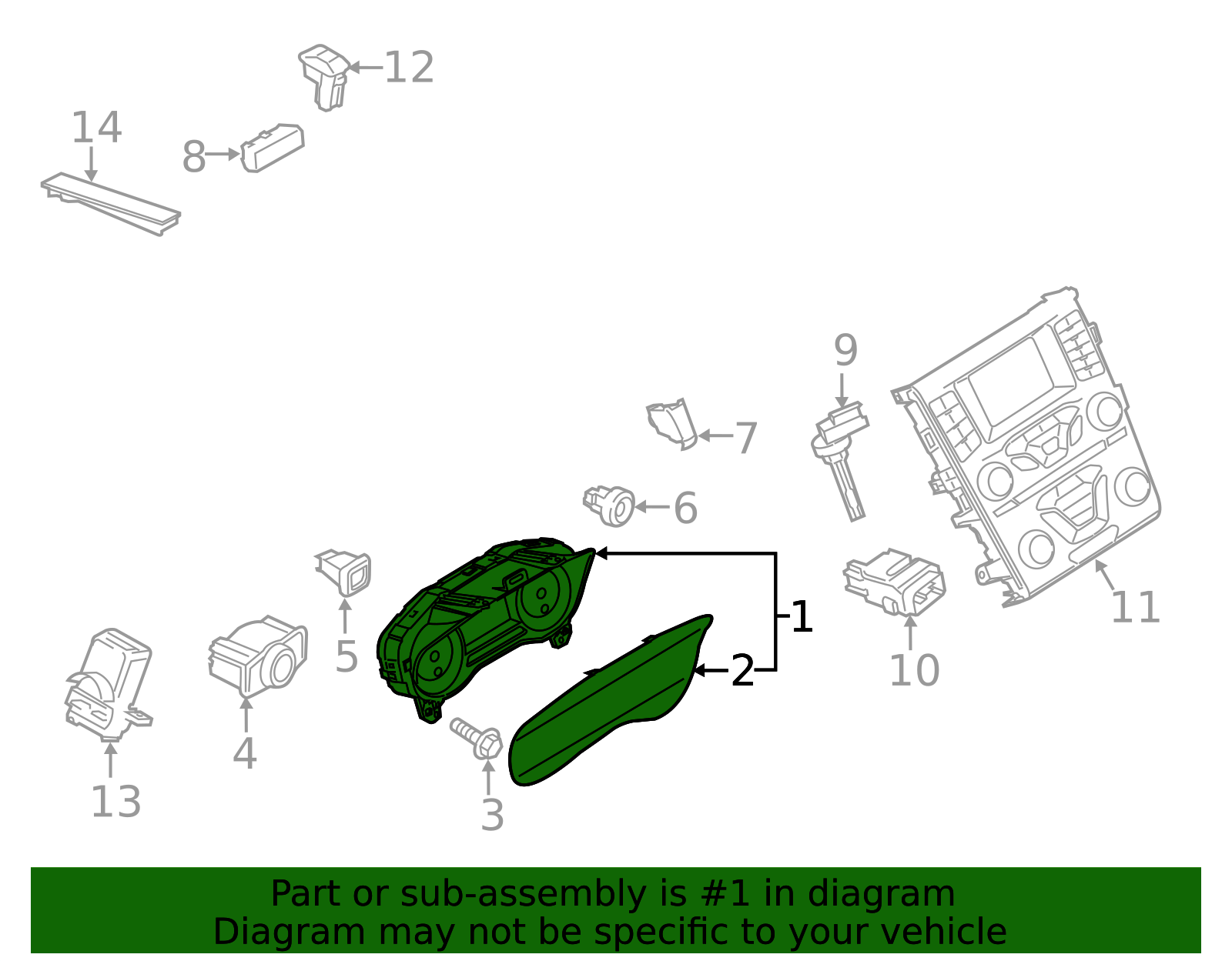 LS7Z-10849-JA - Cluster Assembly - 2020 Ford | Eastgate Ford Parts