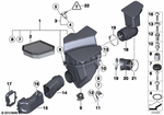 13717604399 - Fuel Preparation System: Intake Muffler for BMW Image