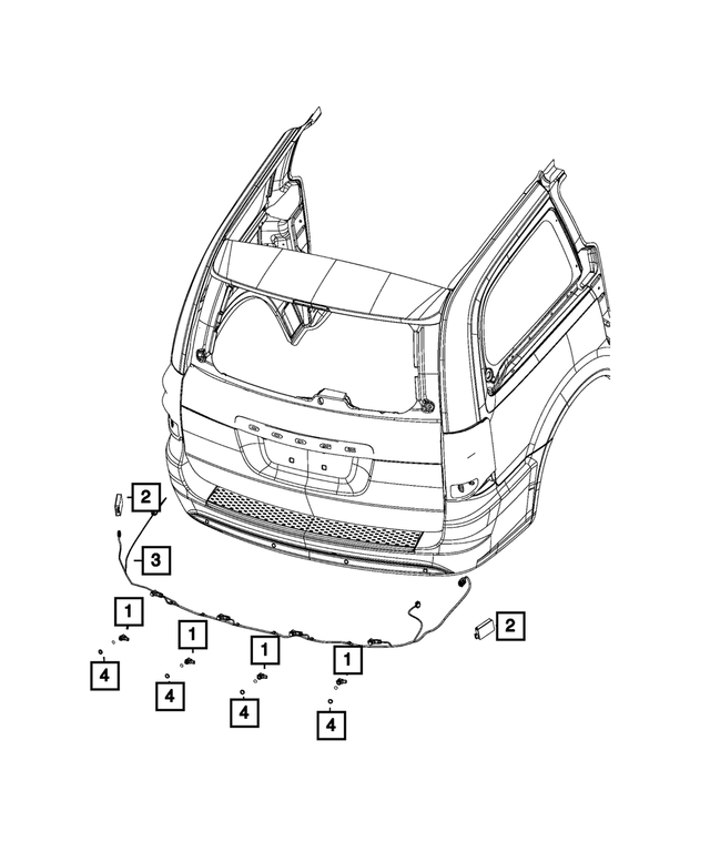 5113114AE - Electrical: Rear Fascia Wiring for Mopar Image