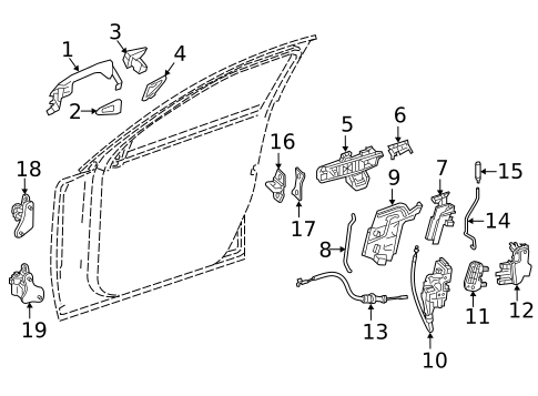 Lock & Hardware for 2016 Mercedes-Benz SLK55 AMG #1