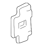 22645208 - Body: Striker Plate for Chevrolet: Cavalier, Classic, Malibu | Oldsmobile: Alero, Cutlass | Pontiac: Grand Am, Sunfire Image
