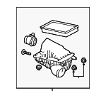 LR095791 - : Air Filter And Housing Assembly for Land-Rover Image