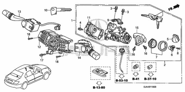 Combination Switch for 2007 Acura RL #0
