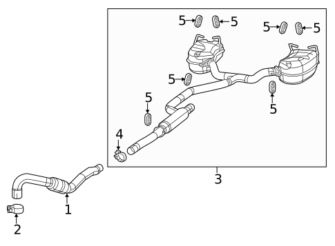 Exhaust Components for 2018 Dodge Journey #0
