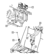 1SQ29DX9AA - Restraints: Seat Belt Guide for Mopar Image
