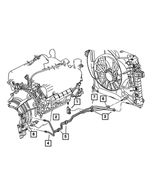 4815987AA - Cooling: Power Steering Hose Clip for Mopar Image