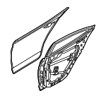 77003F2000 - : Door Shell for Hyundai: Elantra Image