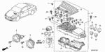 32146SH3003 - Electrical/Exhaust/Heater/Fuel: CONNECTOR, DIODE (2P) for Honda Image