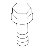 808206370 - Cooling System: Belt Cover Bolt for Subaru Image