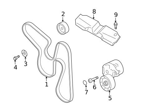Belts & Pulleys for 2013 Subaru XV Crosstrek #0