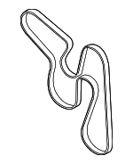 23780AA130 - Cooling System: Serpentine Belt for Subaru Image