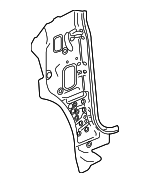 42656870 - Body: Inner Hinge Pillar for GM Image