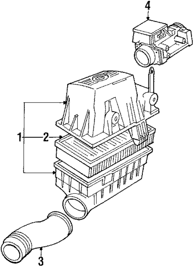 13627547977 - : Mass Air Flow Sensor for BMW: 325i, 325is, 325iX, 525i Image