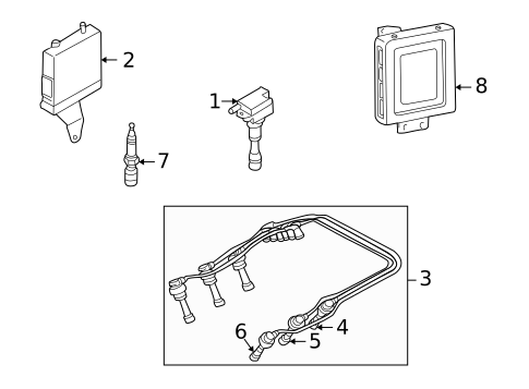 Powertrain Control for 2004 Kia Amanti #0