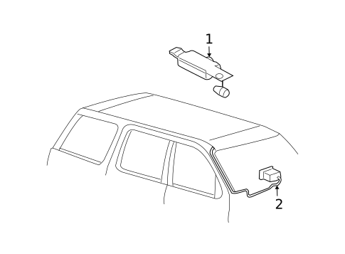 Antenna & Radio for 2004 Lincoln Aviator #0