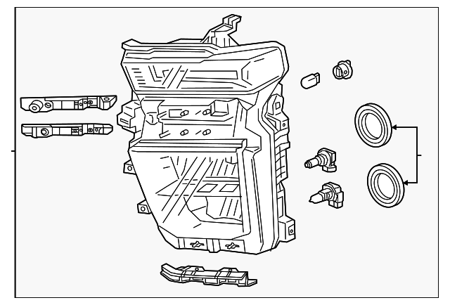 2024-2025 Chevrolet Headlamp Assembly 85756447 GM | GMPartsDirect.com