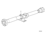 26107523759 - Prop Shaft: Manual Drive Shaft Transmission for BMW Image