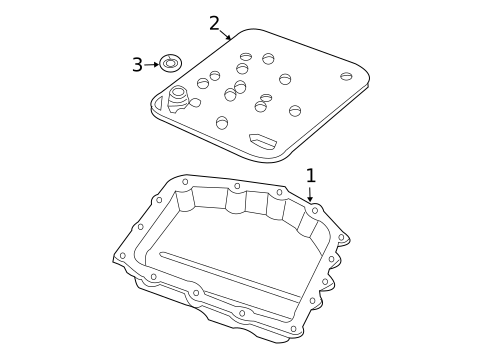 Transmission Components for 2005 Chrysler 300 #1