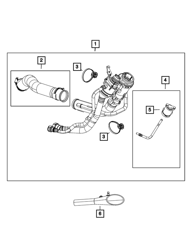 « 52029843AF – Fuel and Accelerator Pedal : Remplissage De Carburant Tube pour Mopar Image »
