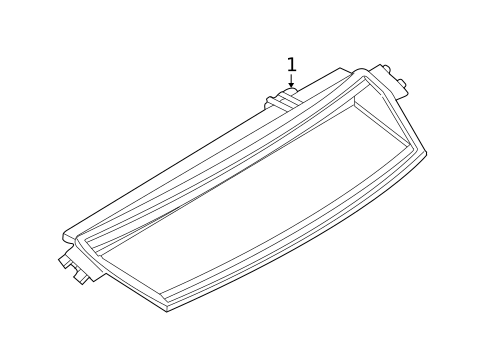 High Mounted Stop Lamp for 2005 BMW 325xi #1