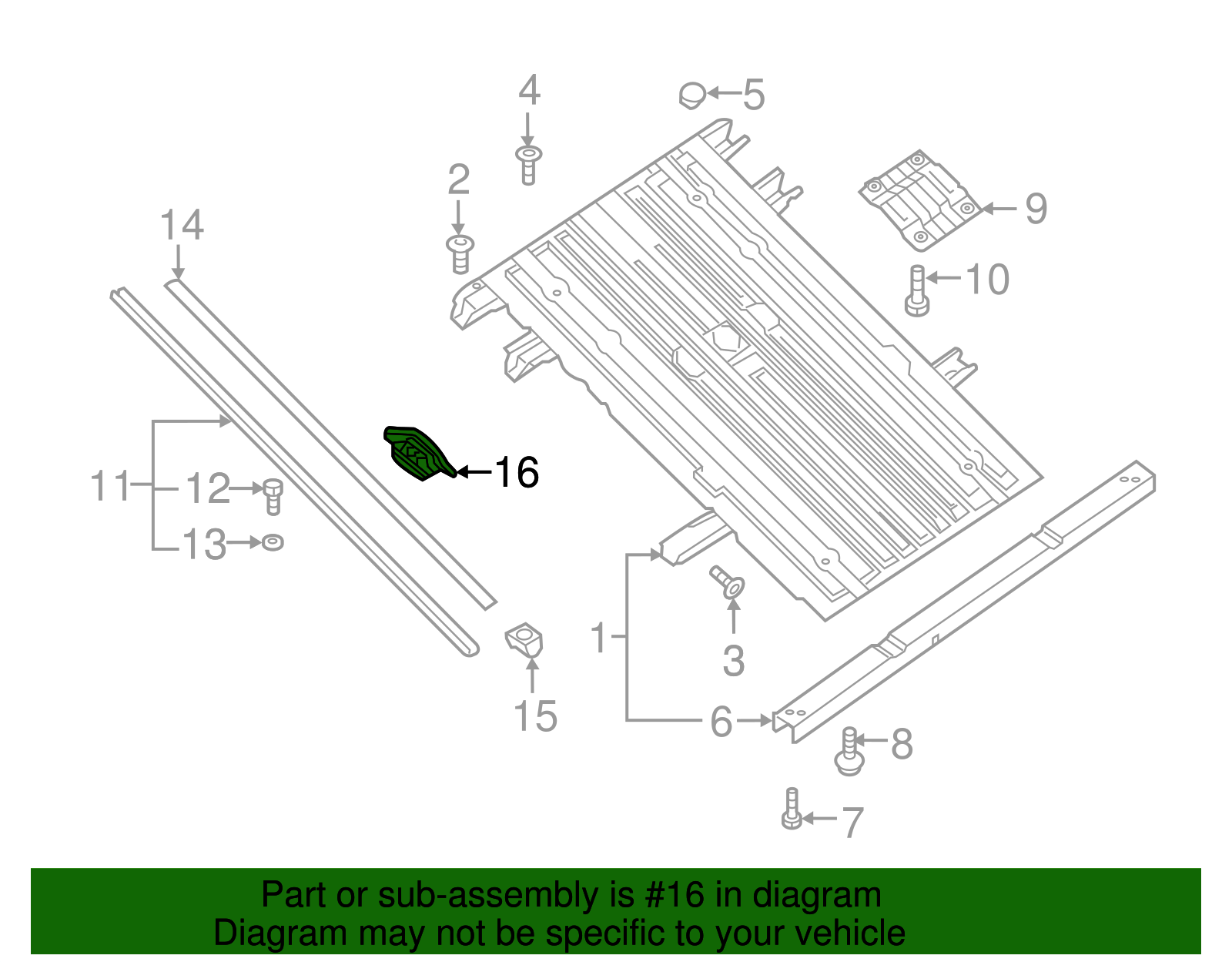 Tie Down Hook - Nissan (93126-ZJ00A)