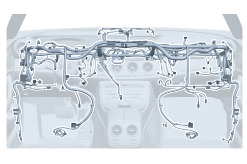 Cockpit Wiring Harness for 2020 Mercedes-Benz C43 AMG #0