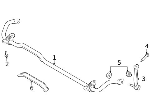 Stabilizer Bar & Components for 2023 Land Rover Range Rover #2