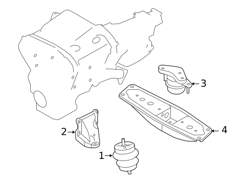 Engine & Trans Mounting for 2017 Nissan 370Z #0