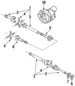 E3TZ3219B - Suspension: Axle Assembly for Ford Image