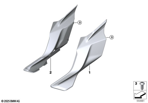 Motorcycle Trim Section, Windshield for 2026 BMW-Motorrad R 1300 R #8