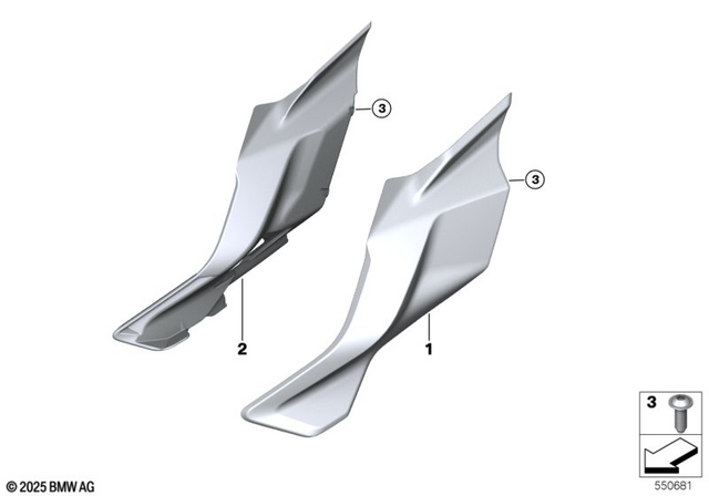 7149126185 - Frame and Mounting Parts: Screw for Plastic - 4X10.5 for BMW-Motorrad Image image