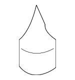 155400061 - Body: Upper Trim Clip for Nissan: 240SX, 350Z, 370Z, Altima, ARIYA, Armada, Cube, Frontier, GT-R, Juke, LEAF, Maxima, Murano, Pathfinder, Pathfinder Armada, Quest, Rogue, Sentra, Versa, Z Image