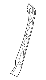 52107261792 - Body: Side Trim for BMW: 428i, 428i xDrive, 430i, 430i xDrive, 435i, 435i xDrive, 440i, 440i xDrive, 640i, 640i Gran Coupe, 640i xDrive, 640i xDrive Gran Coupe, 650i, 650i Gran Coupe, 650i xDrive, 650i xDrive Gran Coupe, M4, M6, M6 Gran Coupe Image