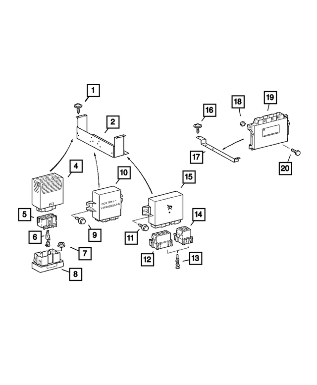 5120827AA - Electrical: None Control Unit for Mopar Image