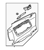 8V7867044A24A - Body: Quarter Trim Panel for Audi: A3, A3 Quattro Image