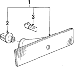 63141376977 - Electrical: Marker Lamp for BMW Image