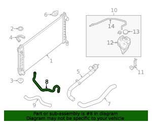 21633 Radiator 21633-9HS1A - Oil Cooler Tube 2016-2018 Nissan Altima | Official Nissan ...