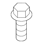 N90921002 - Electrical: Drive Motor Battery Compartment Bolt for Audi Image
