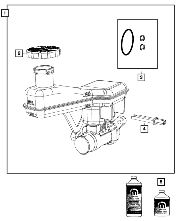 4318080MD - Brakes: Brake Fluid, Mexico for Mopar Image