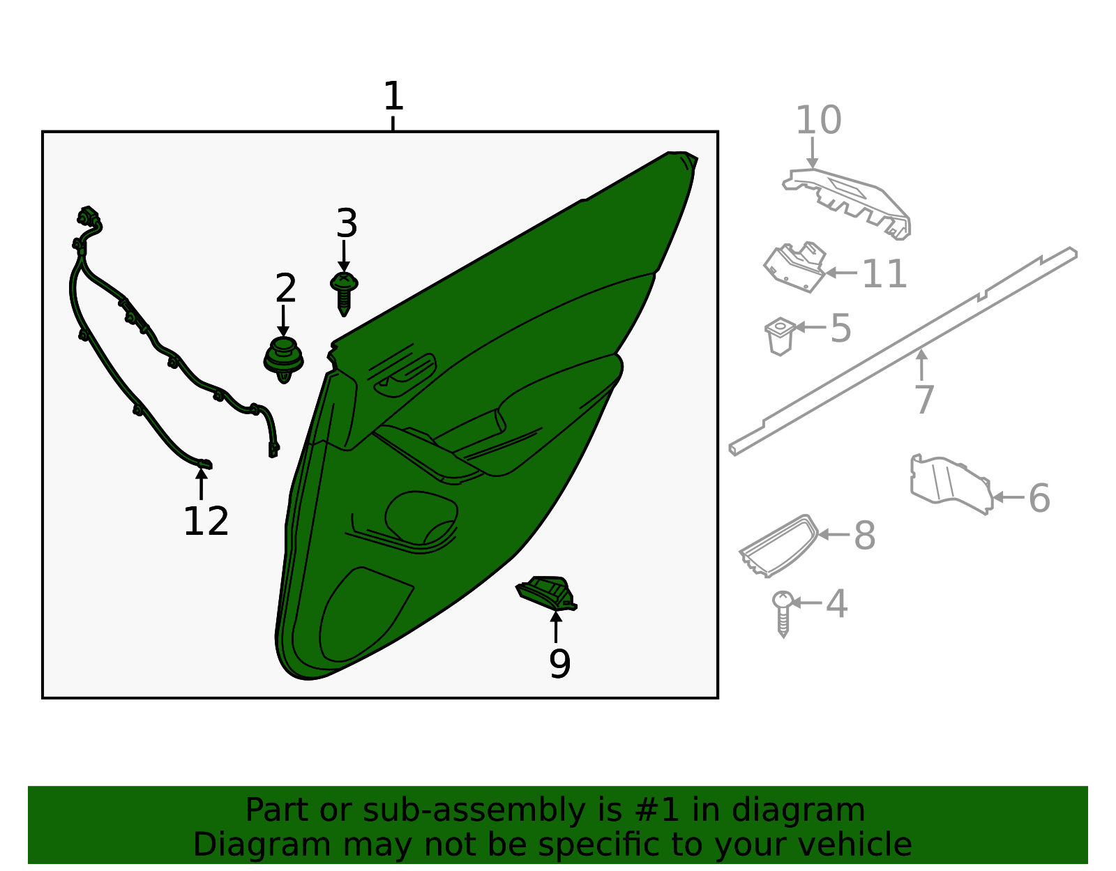 GRF8-68-550C-02 - Door Trim Panel - 2018-2020 Mazda 6 | Mazda