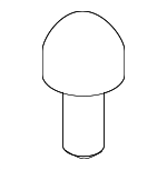 864343C000 - Body: Hinge Clip for Kia: Optima Image