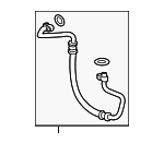 80315TY2A01 - HVAC: Discharge Hose for Acura: RLX Image