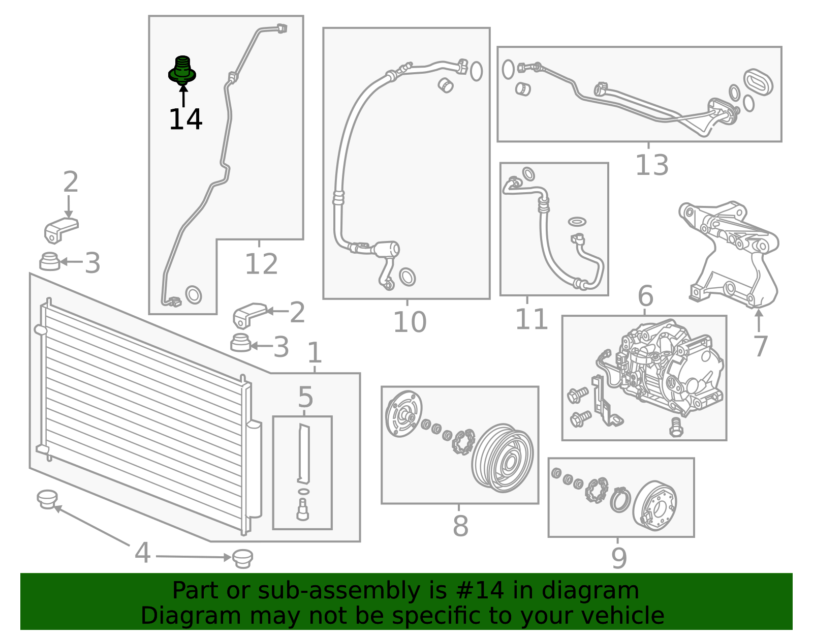 2014-2020 Acura RLX Pressure Sensor 80450-TF2-003 | OEM Parts Online