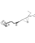 52128448AB - Fuel: Brake Tube Clip for Mopar Image