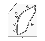 828301AA3A - Body: Surround Weather-strip for Nissan: Murano Image