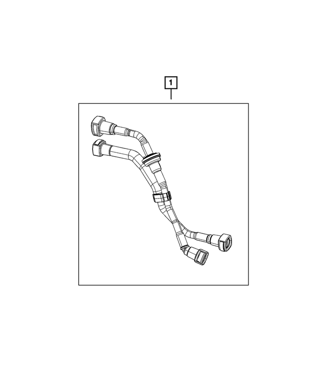 68427735AC - Emission Controls: Supply &amp; Return Tube &amp; Hose for Mopar Image image