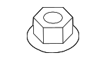 5175907000 - Engine: Side Mount Bracket Nut for Hyundai Image